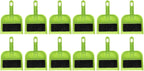 Healifty 12 Sets Dustpan Hand Broom and Shovel Small Broom and Dustpan Set for Desk Keyboard Pet - Portable Desktop Sweep Tools