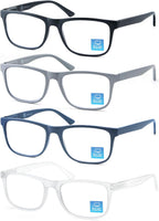 Blue Light Blocking Reading Glasses Men Large Oversized Square Readers Wide fit Cheaters for Men W/Big Head/Large Face