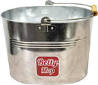 Mop Bucket. 3.4 Gallon. Steel.
