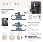 Zadro Hands Free Massage Gun Deep Tissue Door Mount Back Massager Handheld Clamp Tool Strong Grip Protects Door Easy Use
