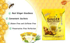 Prince of Peace Instant Ginger Honey Crystals with Lemon, 60 Sachets – Instant Hot or Cold Beverage – Easy to Brew – Drink Like a Tea – Caffeine and Gluten Free – Real Ginger