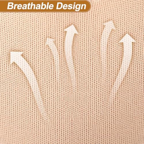 Chicingyou 8 Pairs Ballet Pointe Dance Shoe Toe Covers 4 Pair Sponge Insoles 4 Pair Gel Toe Pads Breathable Forefoot Wrap Pads Half Pad with Curved Design for High Heels Ballet (Skin Tone)