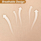 Chicingyou 8 Pairs Ballet Pointe Dance Shoe Toe Covers 4 Pair Sponge Insoles 4 Pair Gel Toe Pads Breathable Forefoot Wrap Pads Half Pad with Curved Design for High Heels Ballet (Skin Tone)