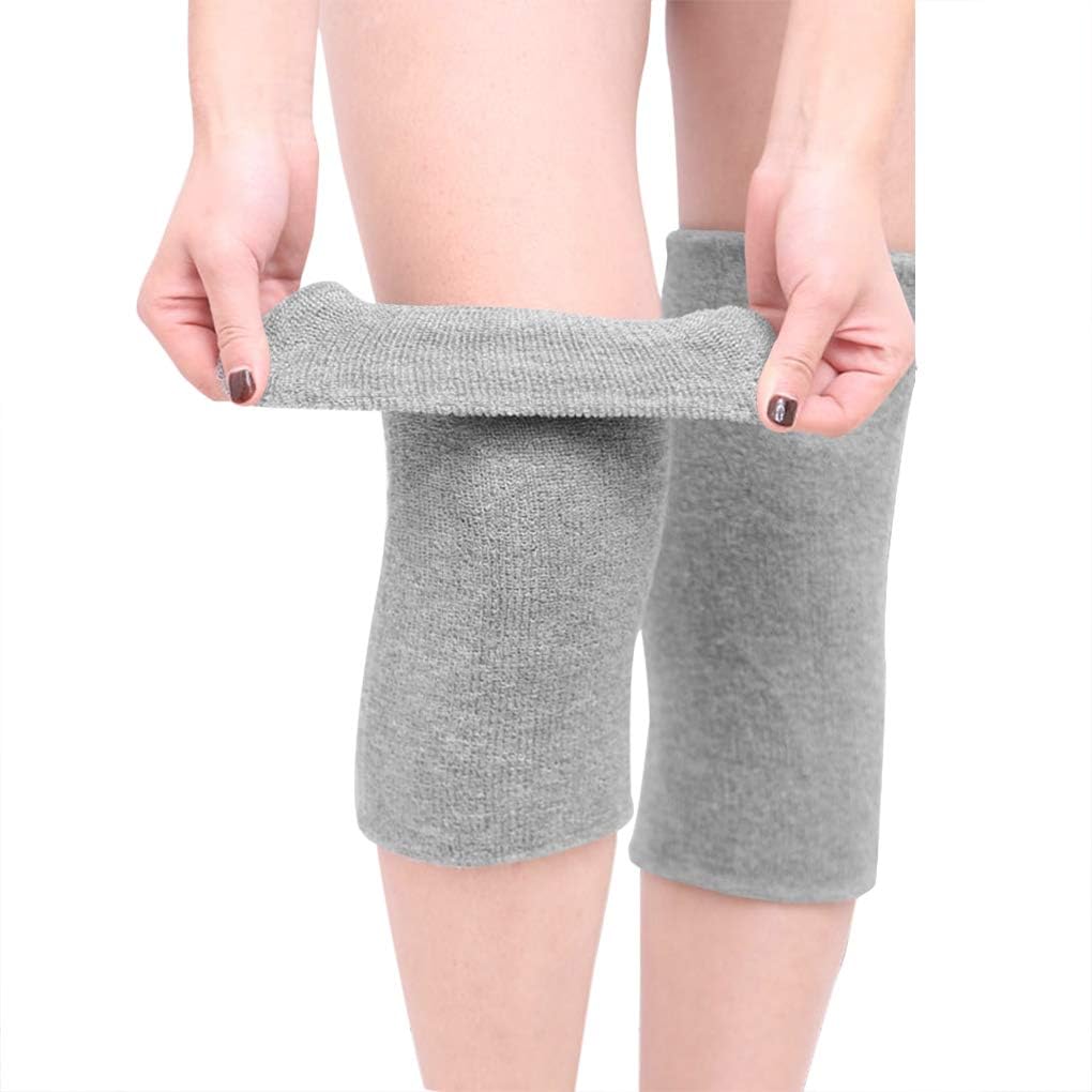 Holiberty Thermal Knee Braces Women Men Elastic Arthritis Knee Compression Sleeve Ski Cycling Leg Warmers Knee Support Pads