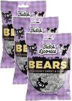 Gustaf's Dutch Licorice Deliciously Sweet & Cuddly Sugared Bears, 5.29oz - Pack of 3