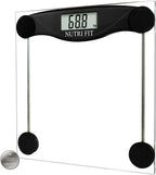 Digital Bathroom Scale for Body Weight Accurate, Smart Weighing Scale Bath Electronic Scale Kg for Weight Loss, 330lbs Capacity, Large Display, Black