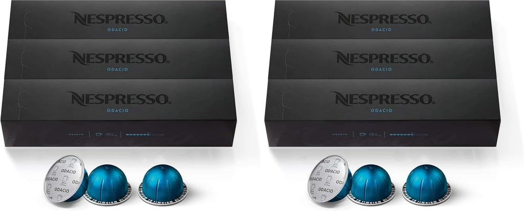Nespresso Capsules Vertuo,Odacio,Medium Roast Coffee,30-Count Coffee Pods,Brews 7.8oz.,(Pack of 2)