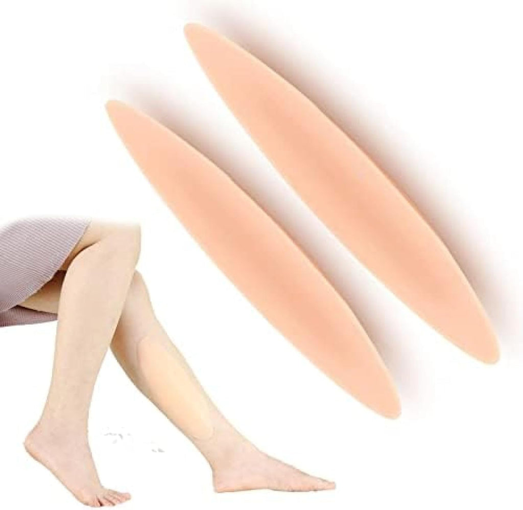 Self Adhesive Gel Pads For Calves, 1 Pair Silicone Leg Onlays Women Leg Corrector For Crooked Or Thin Skinny Legs, Skin-Friendly,Light,300g,Hilarious123
