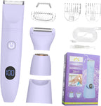 Multifunctional Dry Wet Shaver for Body Hair Removal with 360 Degree Flexible Heads and LED Screen Home Individual Care Gadget