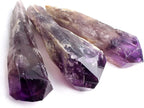 JCAKES Amethyst Rough Stone 1PC Natural Large Raw Amethyst Magic Wand Scepter Crystal Column Point Purple Stones Mineral Specimen Home Decor Ornaments (Size : L)