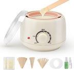 250ml Mini Waxing Kit for Women, Hard Wax Kit for Hair Removal, Waxing Kit for Bikini, Underarms, Eyebrows, Face, Compact for Teen Girls or Students Starters, Sensitive Skin, Dorms & Home Use