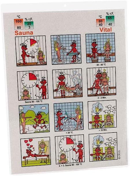 International Bathing Ruler Board for Sauna and vitalbath