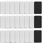 24 Pieces LOVMAYZ DL Self-Adhesive Electrode TENS Unit Replacement Cutaneous Electrode Pads,Reusable Electrodes, Sticky, Compatible with AUVON, TENS 7000 and Other TENS/EMS Devices