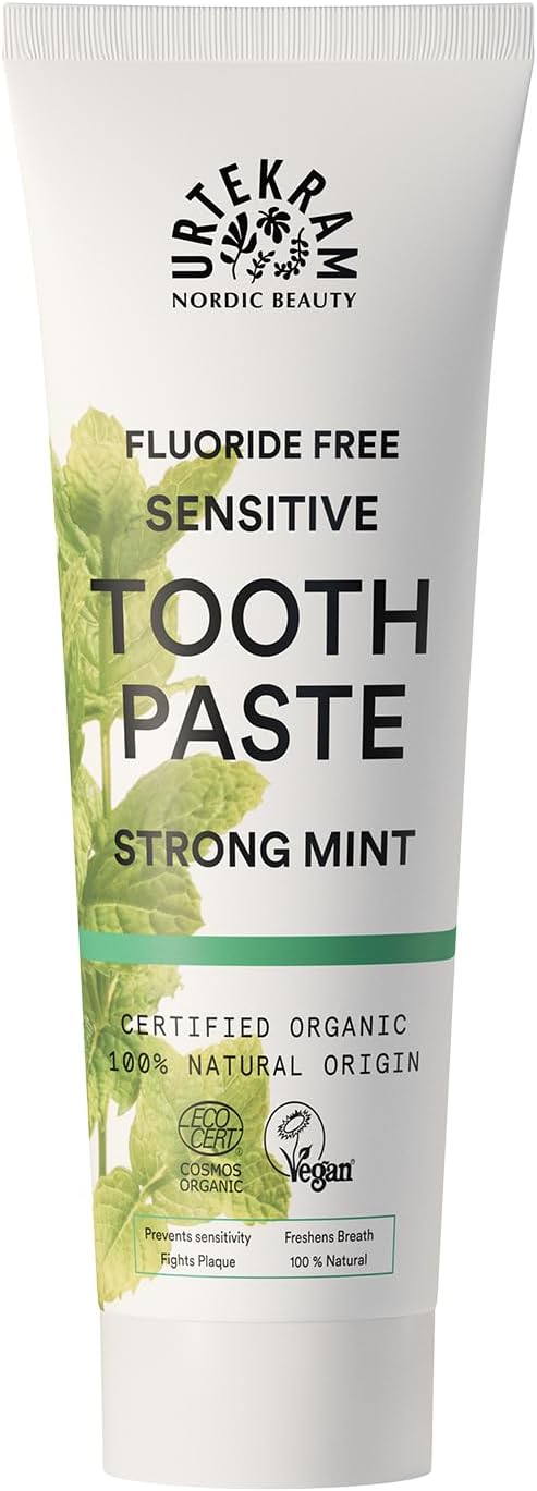 Urtekram Bio9 Fluoride Free Strong Mint Toothpaste 75ml