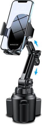 Miracase [Upgraded Version] Cup Phone Holder for Car, Universal Adjustable Long Neck Car Phone Mount Cradle Friendly Compatible with iPhone Samsung Google and All 4.0-7.0 inches Smartphones