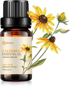 Calendula Essential Oil - 100% Pure Organic Natural Plant Oil for Diffuser, Aroma, Spa, Massage, Yoga, Perfume, 0.33oz
