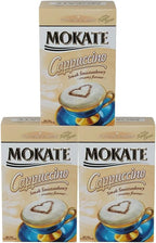Mokate Cappuccino Cream Flavor, 150g/5.3oz (Pack of 3)