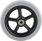 Garosa Wheelchair Front Wheels, 6 Inch Front Caster Disabled Anti-Slip Rubber Wheels Wheel Replacement for Wheelchairs, Rollators, Walkers for Handicapped People with Limited Mobility (6 Inch)