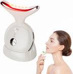 7 in 1 Face Massager Tool, Red Light Therapy for Face and Neck,Portable Face Lift Device, Neck Massager for Double Chin Reducer