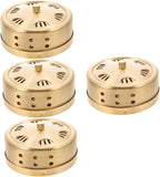 FOMIYES 4pcs Box Smokeless Box Smokeless Moxa Tank Moxa Burner Copper Tank Adjustable Tank Burner Holder Massage Accessory Body Massager Tool