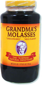 Grandma's Original Unsulphered Molasses ~ All Natural ~ Large 24 Oz Container