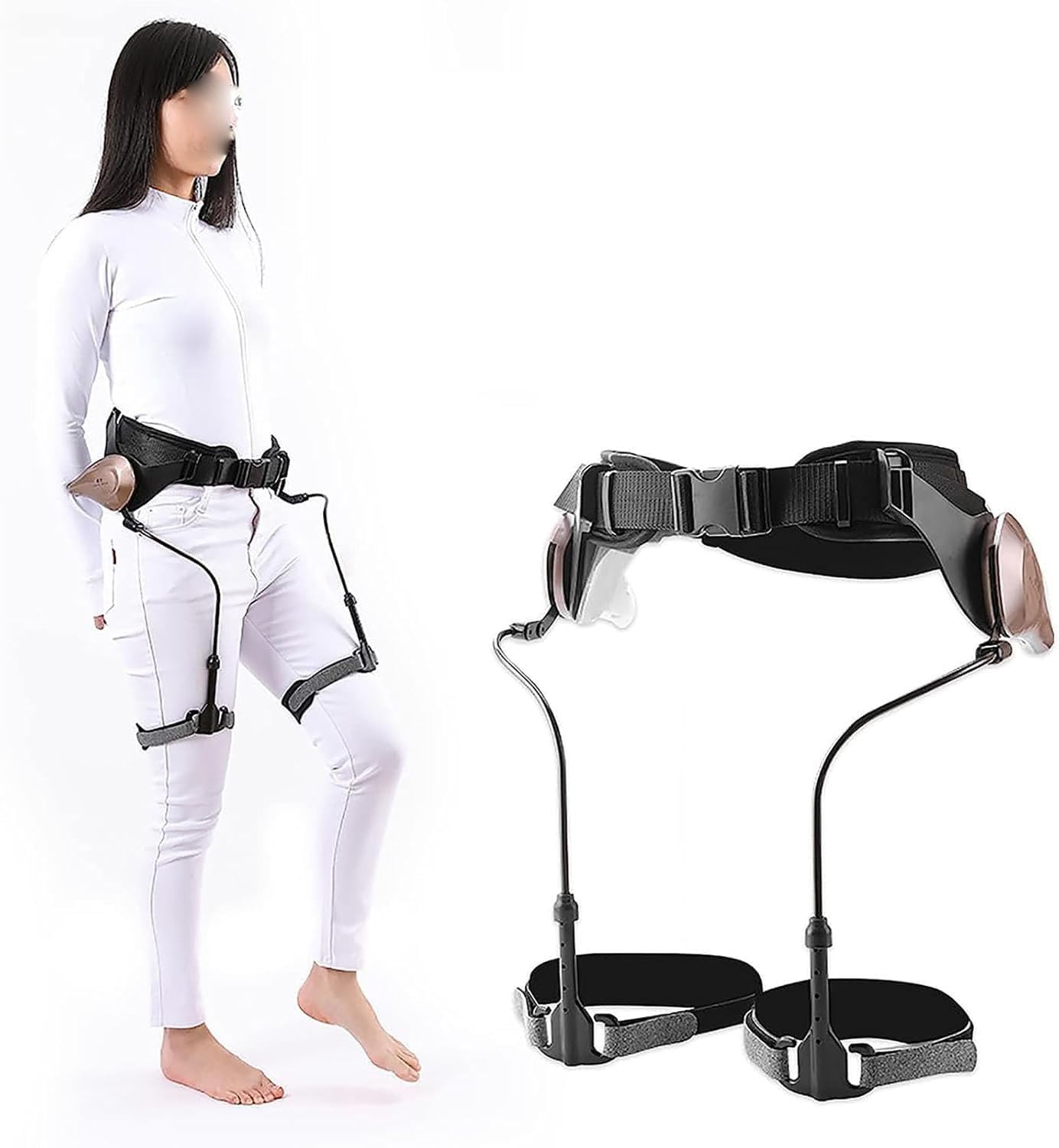 Walking Aid, Assisted Rehabilitation Training Equipment, Bionic Body Power Walking Aids, Walking Can Help 50%, Naturally Get Power Without Charging, for The Elderly, People with Limited Mobility.