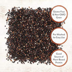 Roland Foods Black Quinoa from Peru, Pre-washed, 12-Ounce