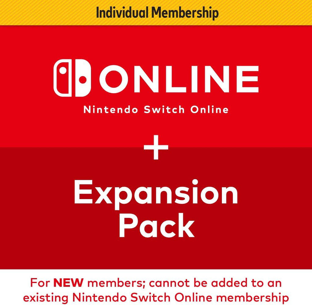Nintendo Switch Online + Expansion Pack 12-month Individual Membership – [Digital Code]