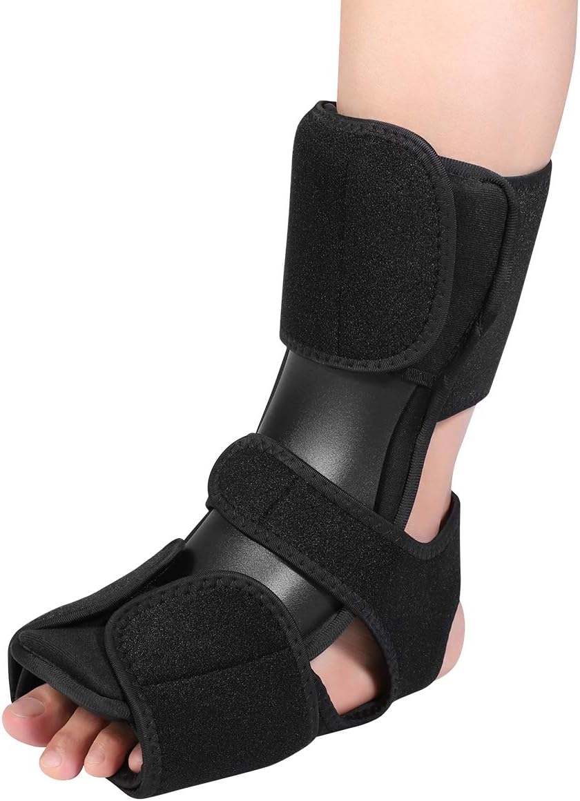 Plantar Night Splint Foot Support Brace Adjustable Foot Stabilizer Unisex Fits for Right or Left Foot ankle brace