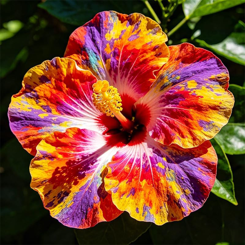 25Pcs Exotic Hibiscus Flower Seeds for Planting - Perennial Flower for Home Garden