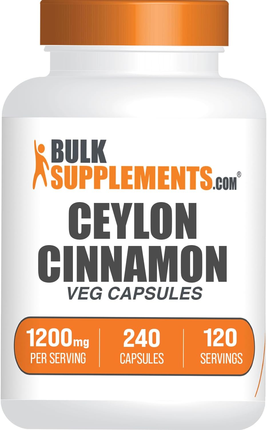 BulkSupplements.com Cinnamon Bark Extract Capsules - 240 Count (Pack of 1)