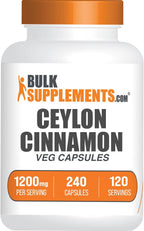 BulkSupplements.com Cinnamon Bark Extract Capsules - 240 Count (Pack of 1)