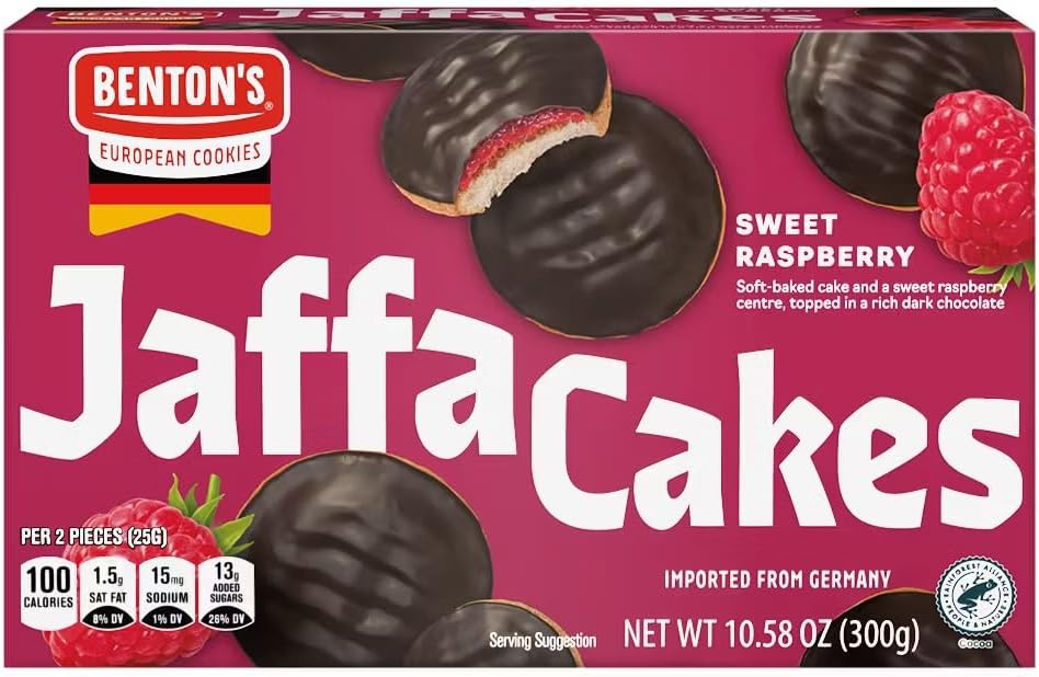 Benton’s Jaffa Cakes (1 Box, Sweet Raspberry)
