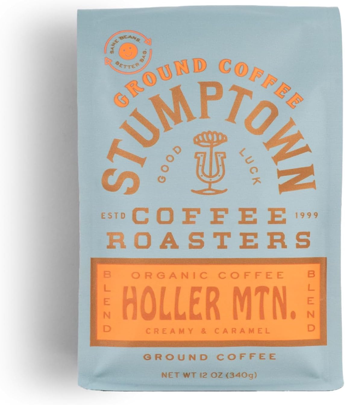 Stumptown Coffee Roasters, Organic Medium Roast Ground Coffee, 100% Arabica Coffee - Holler Mountain 12 Ounce Bag, Flavor Notes of Citrus Zest, Caramel and Hazelnut