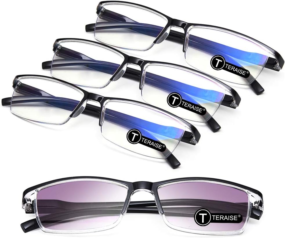 TERAISE Fashion Anti-blue light Reading Glasses Men Women Computer Reader