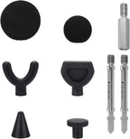 CALIDAKA 9pcs Jigsaw Massage Adapter Bit Massage Ball of Percussion Attachment Tool for Soft Tissue,Deep Tissue,Trigger Point Massage Gun Tips