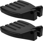 2pcs Universal Heavy Duty Wheelchair Footrests Foot Pedals Replacement Parts Elevating Leg Rests for Elderly Mobility Aid Accessories