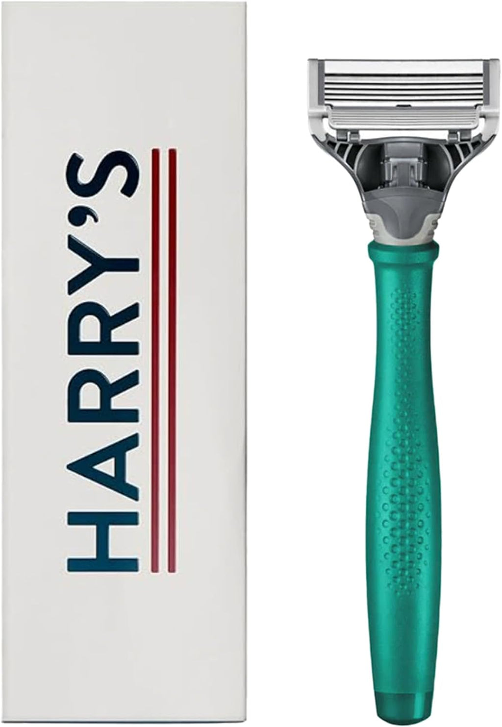 Harry's Original Razor for Men - Razor Handle and Blade Cartridge- German Engineered Blades- Tropical Green