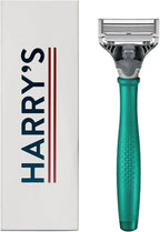 Harry's Original Razor for Men - Razor Handle and Blade Cartridge- German Engineered Blades- Tropical Green
