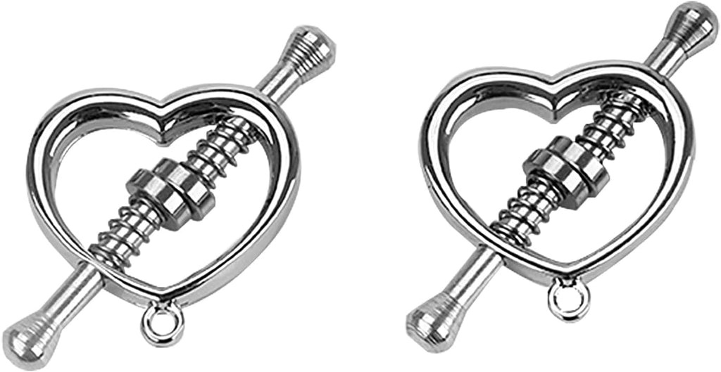 Metal Nipple Clamps Adjustable Nipple Clamp Nipple Clips for Women Non Piercing Nipple Rings Nipple Toy