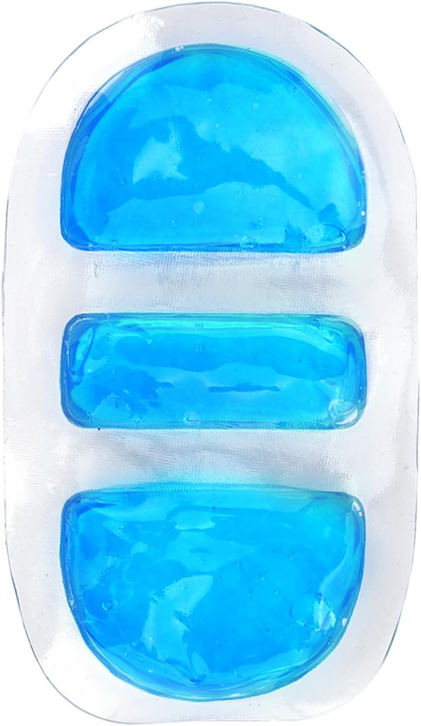 Cold Compress Nasal Ice Pack, Soft, Flexible and Reusable Cold Gel Ice Pack, for Nose Care, Swelling, Inflammation and Sinus Relief - Blue