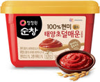 Gochujang – Korean Red Chili Paste [ Mild | 1.1 lb (500g) ] – Gluten-Free/ 0 Fat/ 0 Cholesterol / (40 Calories/Serving) | Spicy & Sweet Savory Fermented Sauce | Great for Bibimbap, Marinades, Stews & BBQ - O’food