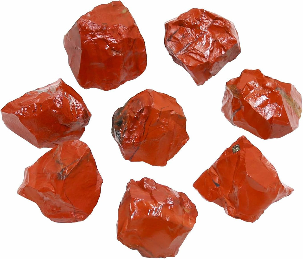 Raw Red Jasper Stone Crystals Bulk, Real Gemstones and Crystals, Rocks and Minerals, Healing Crystals, Quartz Crystals and Healing Stones, Cuarzos Originales De Energia Y Piedras(1LB)