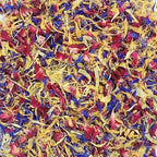 Sentovac Edible Dried Flower Petal Blend Calendula Blue Cornflower and Rose Petals Mix All Natural Food-grade Dried Spring Flower Sprinkles for Baking Cake Decoration Cocktail Desserts 20g/0.7oz