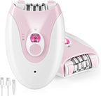 Epilator,2026 Upgraded Epilator for Women Rechargeable Cordless Hair Removal Device with LED Light & Dual Speeds, for Facial, Bikini, Arm, Leg, and Armpit