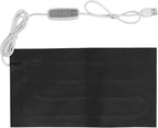 Temperature Regulating Heating Pad, 4 Gear USB Power Waterproof Electric Cloth Heater, Winter essentials, for Neck, Back, Abdomen, Lumbar Heating (25x30cm)