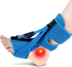 Upgrade Plantar Fasciitis Night Splint, Blue Adjustable Foot Brace for Sleeping Relief Men Women, Achilles Tendonitis Drop Cure, Dorsal Calf Stretcher Walker Boot Support, Heel Spur Pain 2026 New