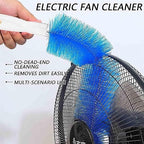 Flexible Fan Dusting Brush, Non-Disassembly Fan Cleaning Brush, Bendable Multi Purpose Crevice Brush, Microfiber Duster, for Sewer, Screen Window, Blinds, Various Small Gap, Clean Gap Easily (2Pcs)