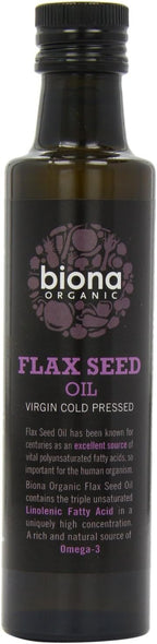 Biona Organic Flax Seed Oil 250ml-2 Pack