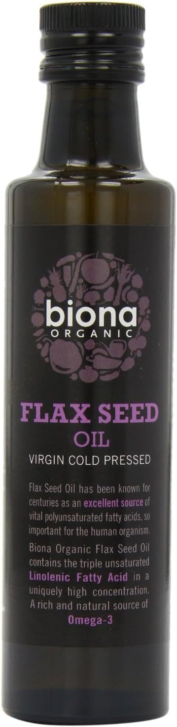 Biona Organic Flax Seed Oil 250ml-2 Pack